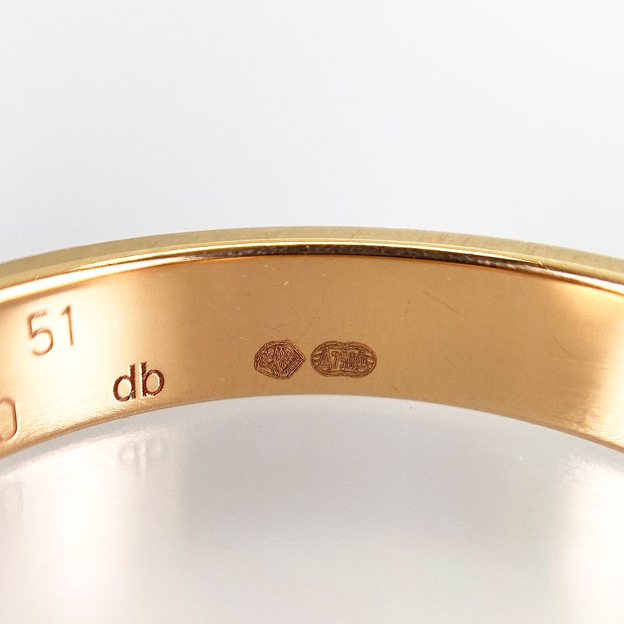 カルティエ Cartier ミニラブ K18PG 11号(51) リング sss【中古