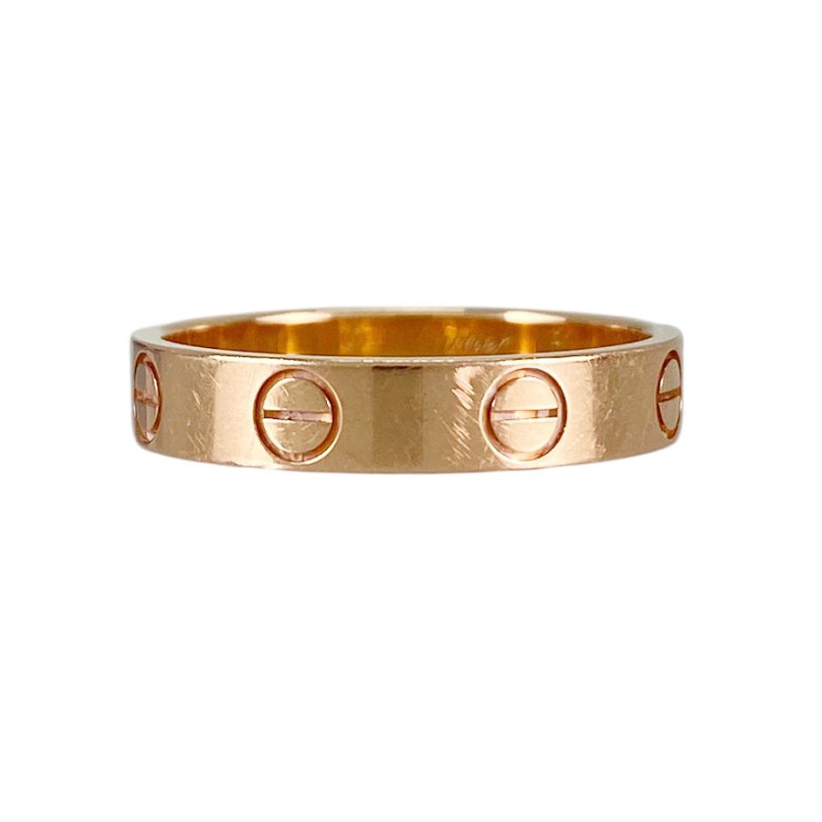 カルティエ Cartier ミニラブ K18PG 11号(51) リング sss【中古