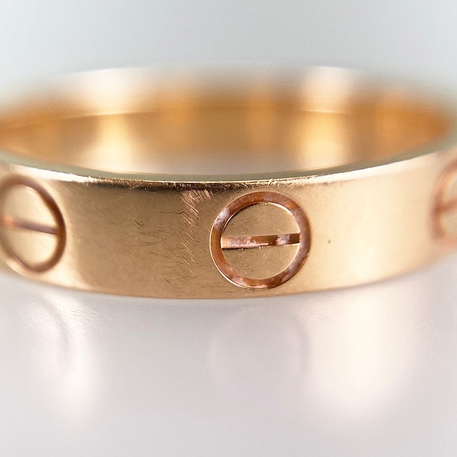 カルティエ Cartier ミニラブ K18PG 11号(51) リング sss【中古