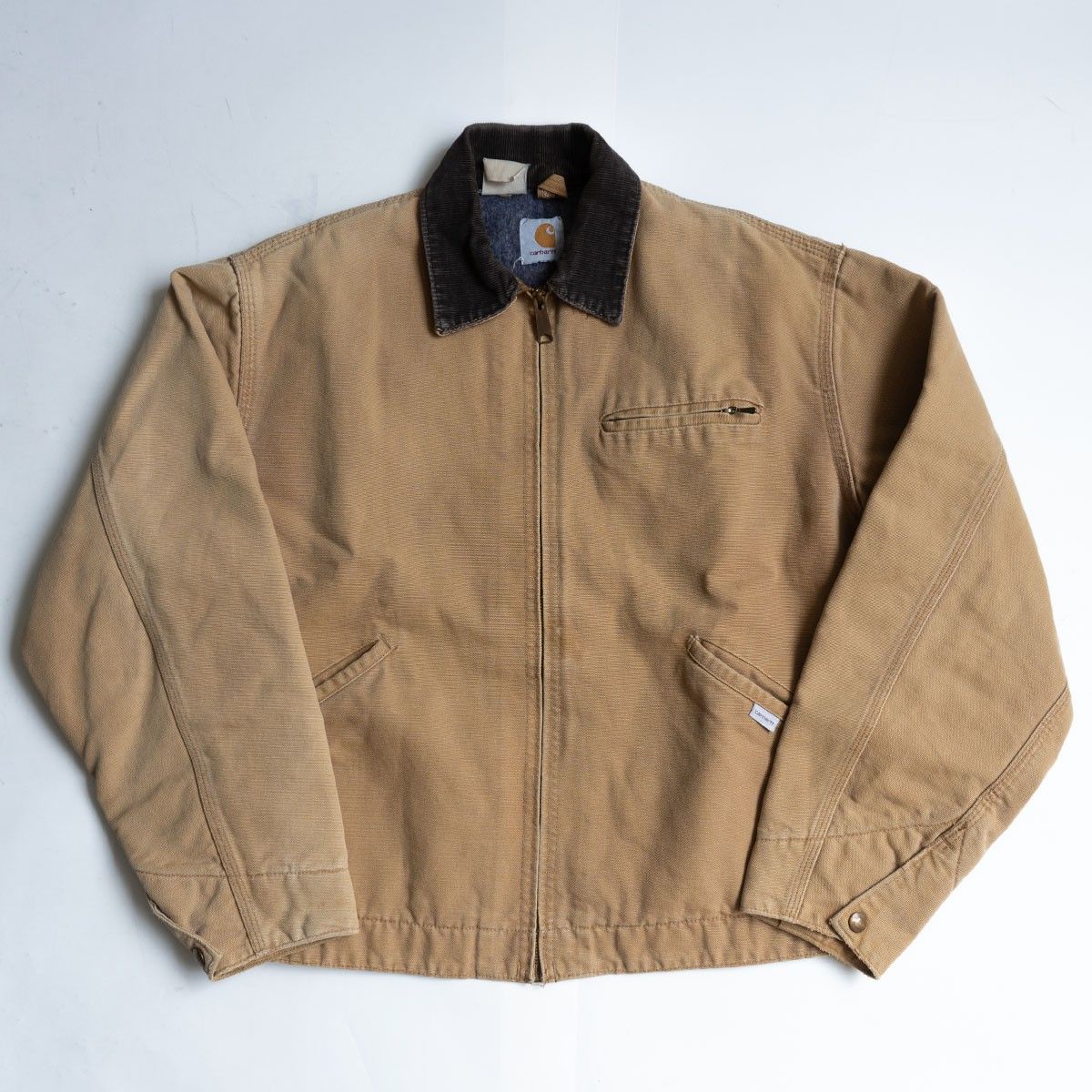 【USA製】Carhartt【 DETROIT JACKET デトロイトジャケット】ブラウン ダック カーハート 古着 26070340