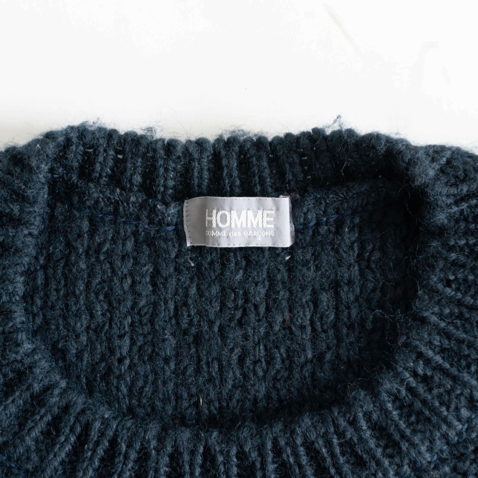 80s/デカオム】COMME des GARCONS HOMME 【80年代 ウール ケーブル