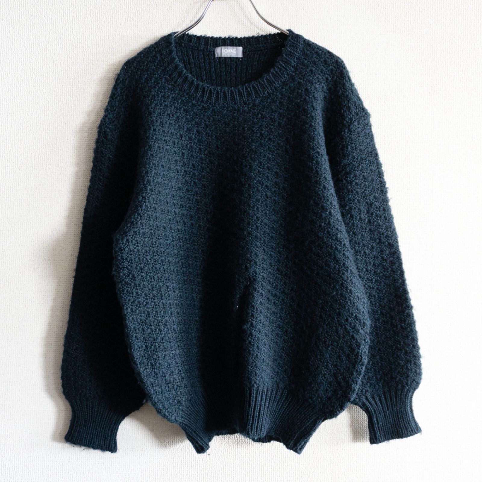 80s/デカオム】COMME des GARCONS HOMME 【80年代 ウール ケーブル