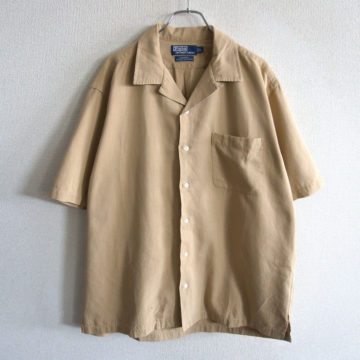 美品】POLO RALPH LAUREN【CALDWELL シルクコットン オープンカラー