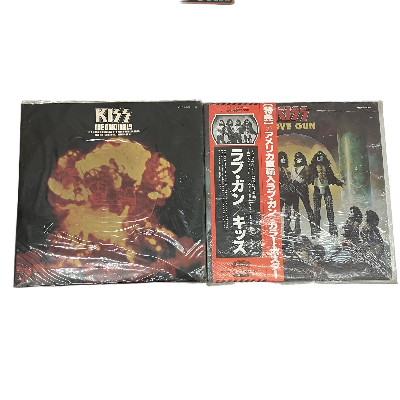 LPレコード KISS キッス 地獄のロック・ファイアー 地獄の軍団 THE