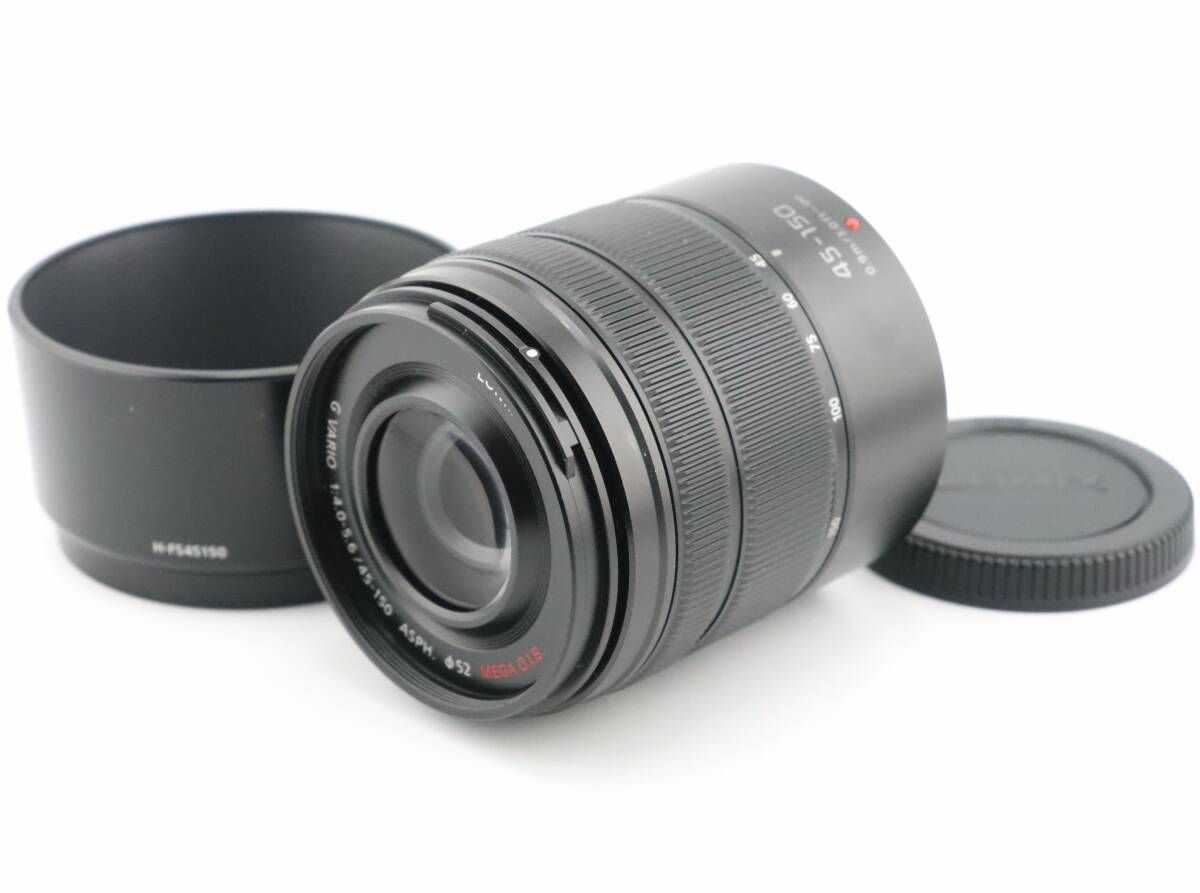 ★極上品★パナソニック Panasonic LUMIX G VARIO 45-150mm F4.0-5.6 ASPH MEGA O.I.S. H-FS45150 ブラック★　I0711＃5410
