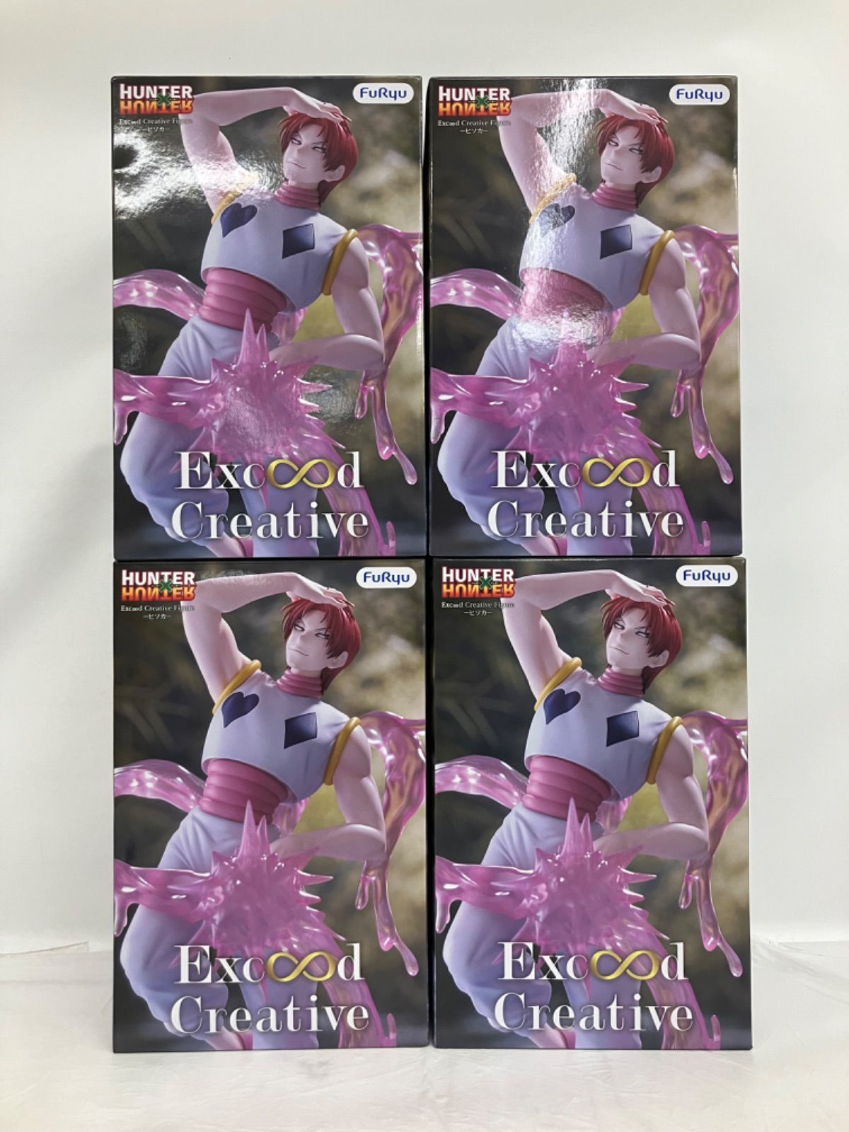 未開封 HUNTER×HUNTER ヒソカ Exceed Creative フィギュア 4個セット