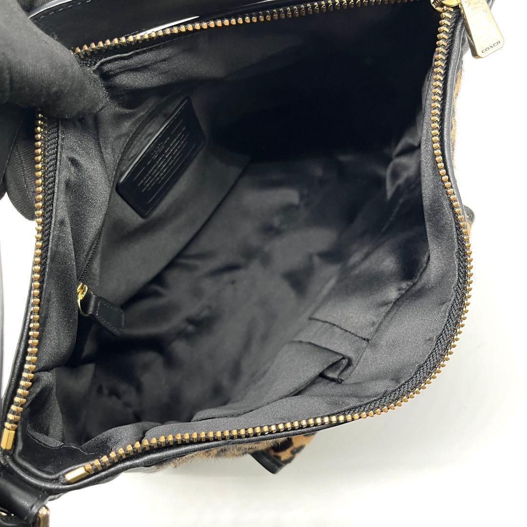 Coach Leopard Haircalf Leather Hobo Bag - メルカリ