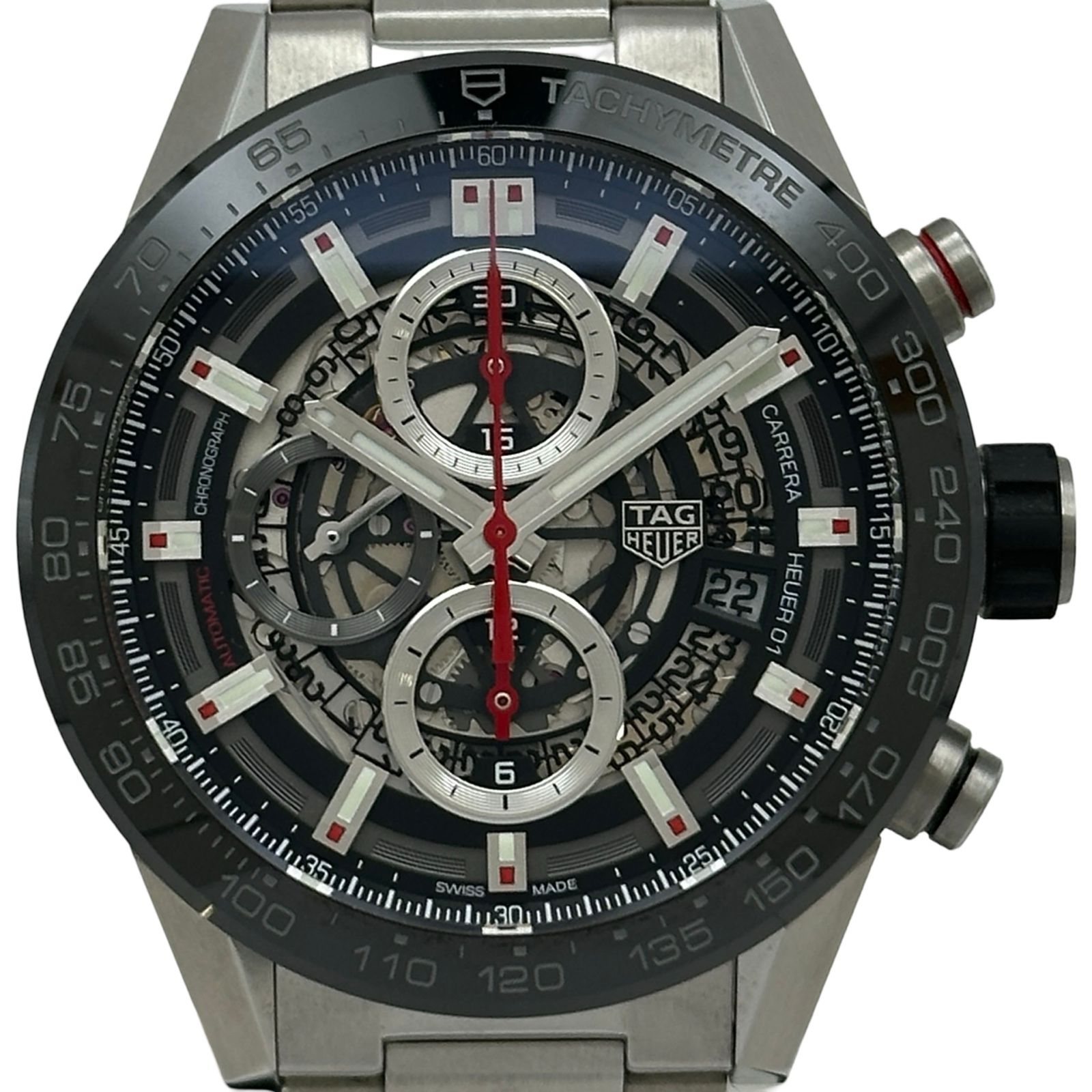 タグ・ホイヤー TAG HEUER カレラ キャリバーホイヤー01 クロノグラフ