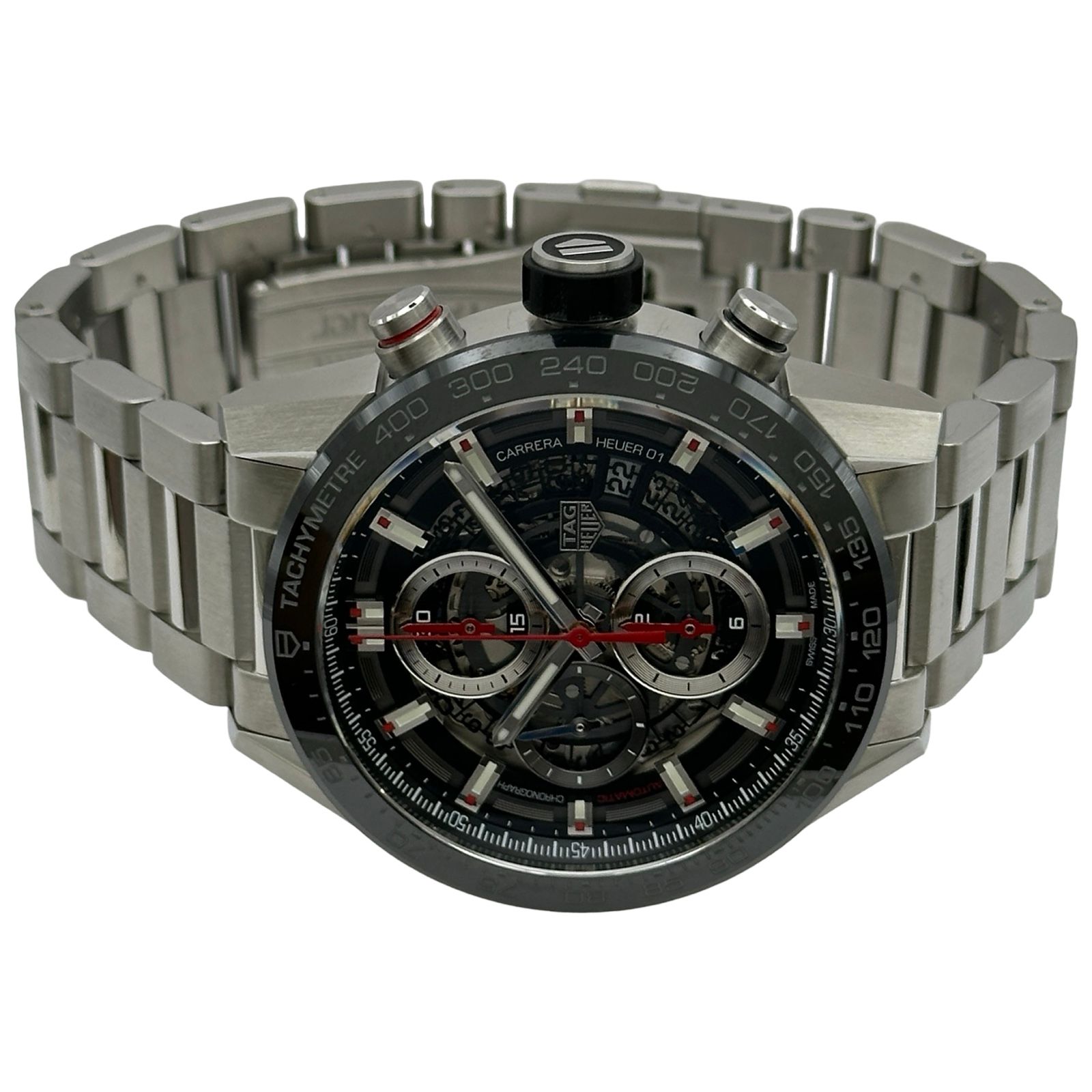 タグ・ホイヤー TAG HEUER カレラ キャリバーホイヤー01 クロノグラフ