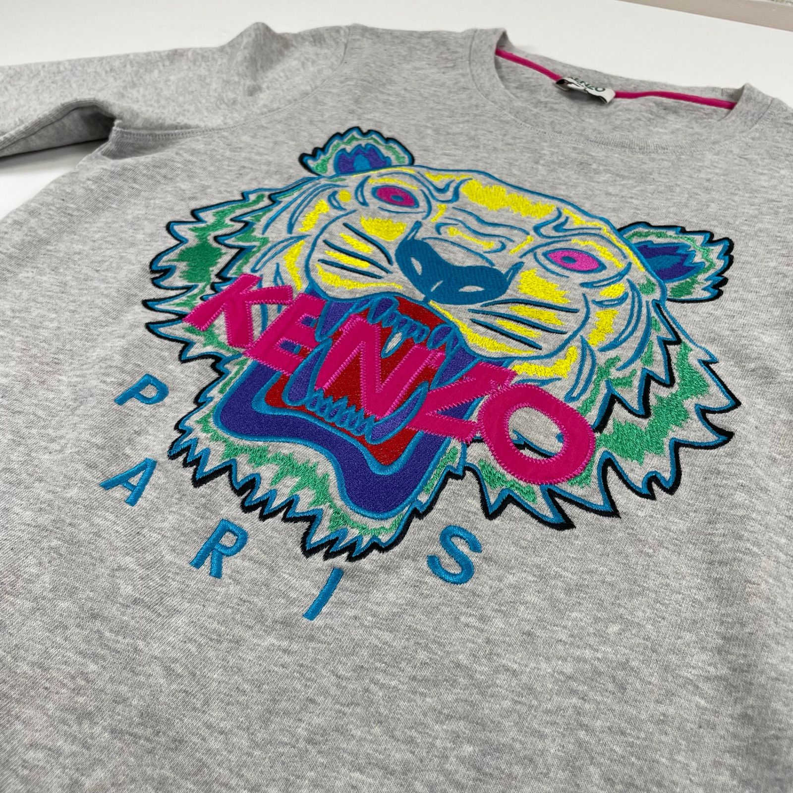 KENZO paris / タイガー刺繍スウェット 参考定価：45,000程度 SIZE:S 