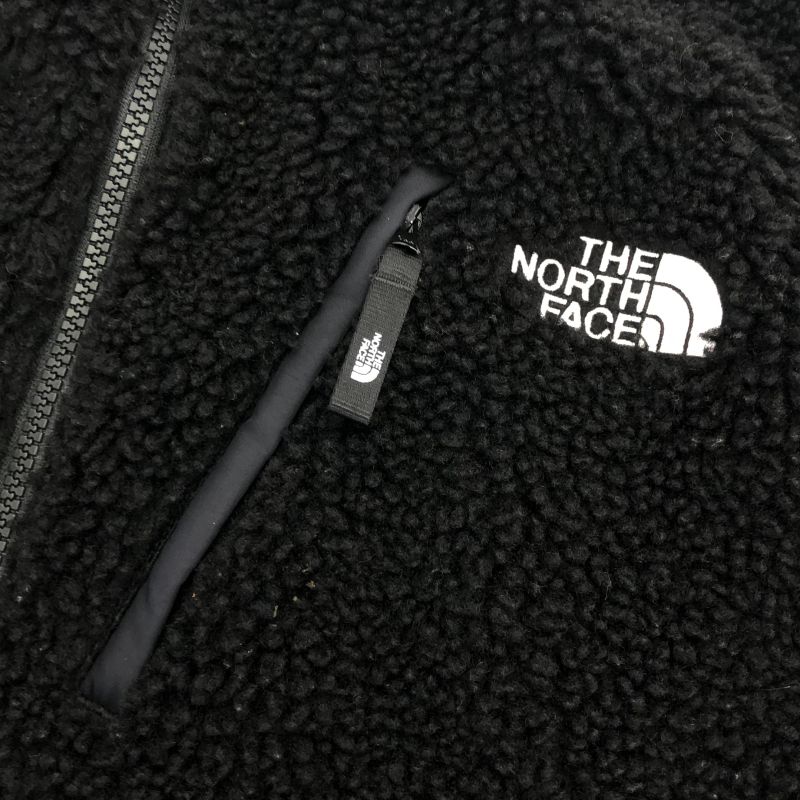 中古】THE NORTH FACE WHITE LABEL RIMO FLEECE JACKET ブラック