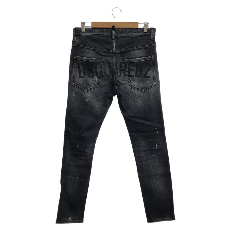【中古】DSQUARED2 ダメージ加工 スキニーパンツ サイズ48 インディゴ S71LB0841 ディースクエアード2[17][240017782149] 中古】DSQUARED2 ダメージ加工 スキニーパンツ サイズ48 インディゴ