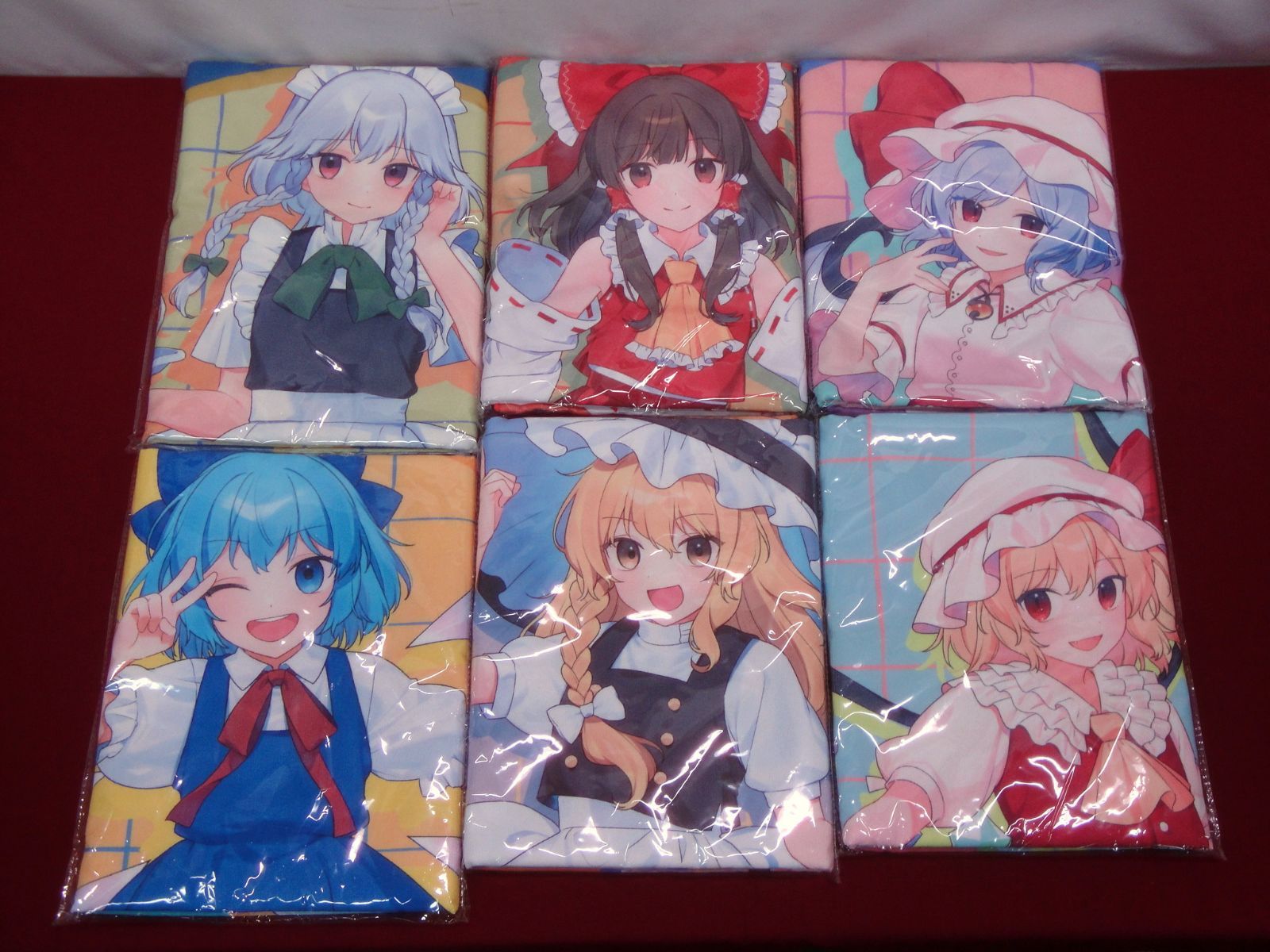 カメ】【未開封品】東方Project 大判タオルケット Vol.1～Vol.3 霊夢
