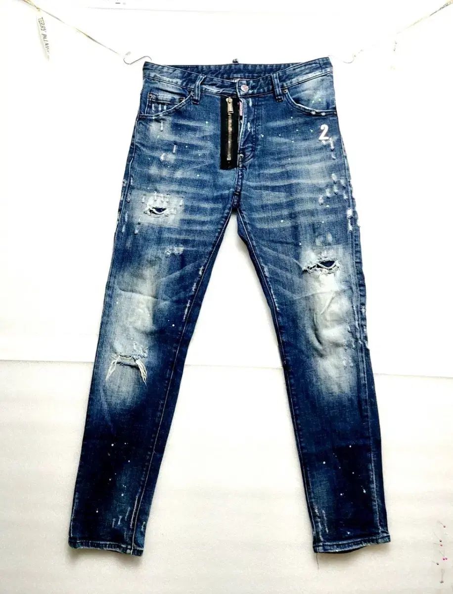 DSQUARED2 デニム 46 (30-31) ペイントジーン / ストレッチ / ダメージデニム