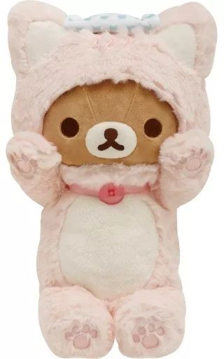 【中古】ぬいぐるみ リラックマ(おゆにゃ) ねこねこかまってぬいぐるみ ねこねこの湯テーマ 「リラックマ」