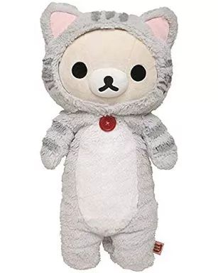 コリラックマ くたくた抱きぐるみ のんびりネコシリーズ 中古】ぬいぐるみ コリラックマ くたくた抱きぐるみ のんびりネコ