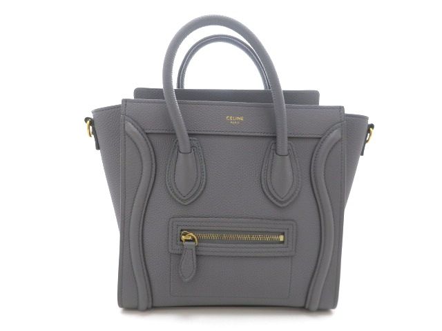 CELINE セリーヌ ラゲージ ナノ ショッパー ショルダーバッグ 2WAY