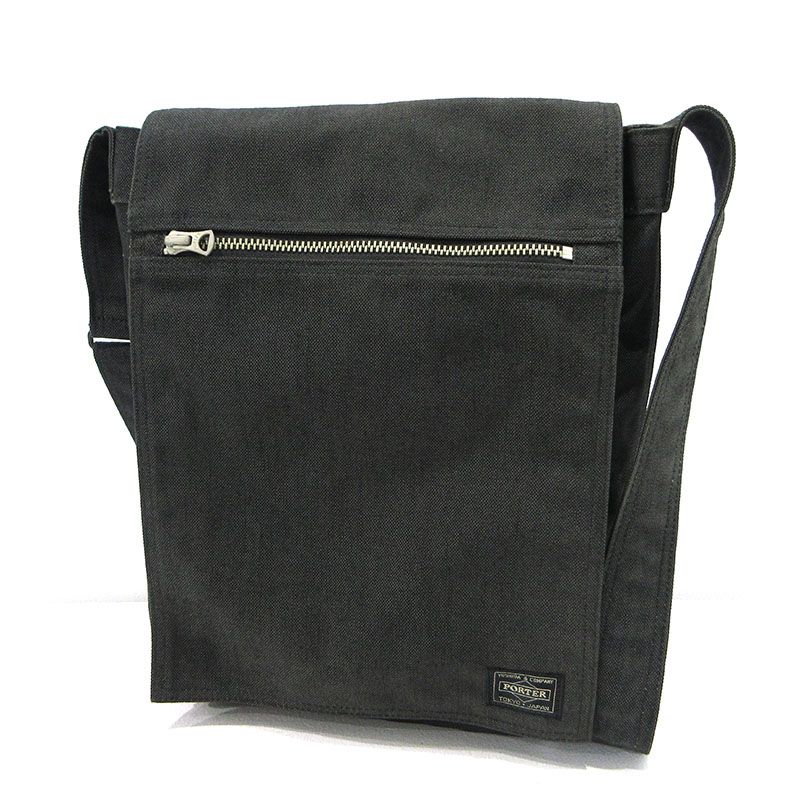 【三重本店】 中古 PORTER | ポーター ショルダーバッグ SMOKY 592-07628 ブラック 【121】