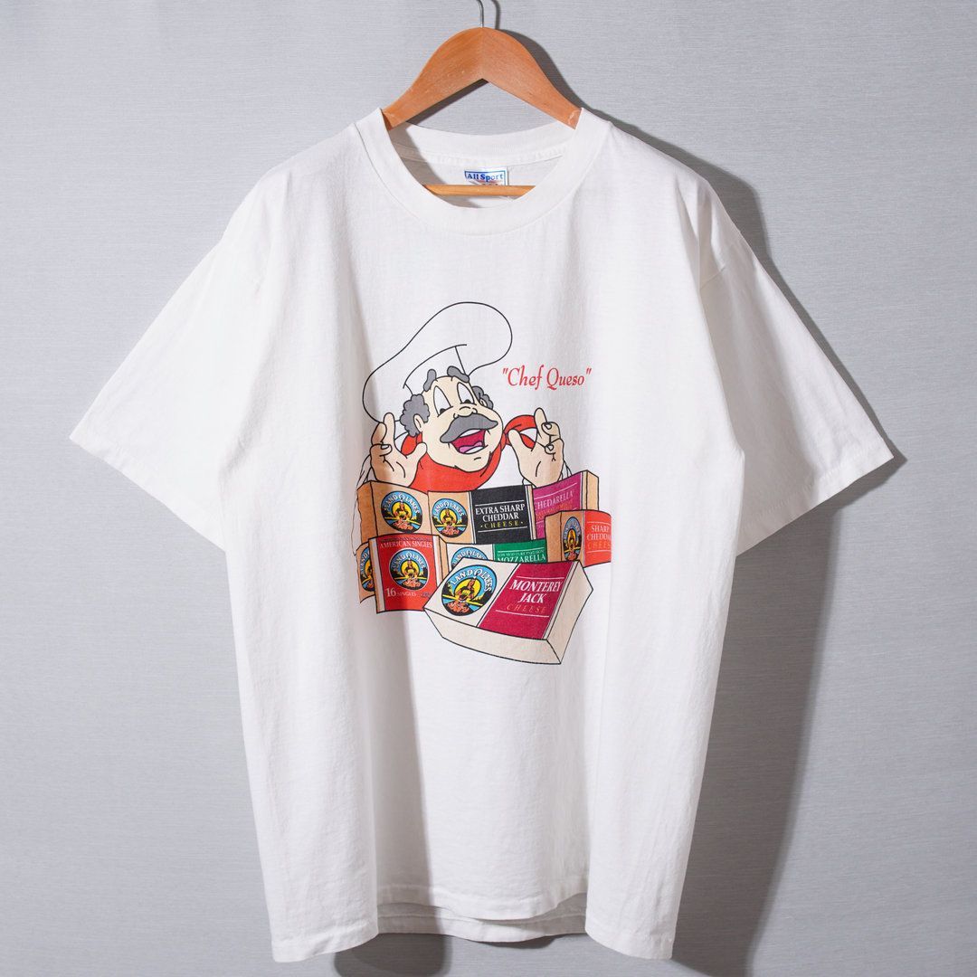 スペシャル 80s 90s MORLEY プロモ Tシャツ USA製 白 XL 90s USA 企画 ランド オ レイクス Land O'Lakes 企業 Tシャツ L