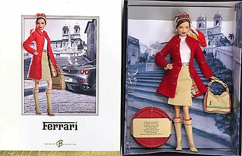 【中古】ドール FERRARI BARBIE-フェラーリ・バービー- 「Barbie -バービー-」 バービーコレクター ゴールドラベル