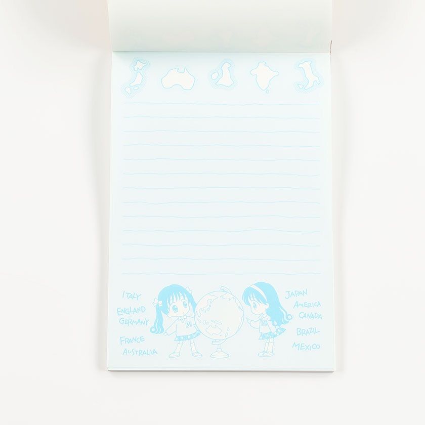 平成9年リボン10月号ふろく 絵/吉住渉 6種類メモ帳 Let's Study