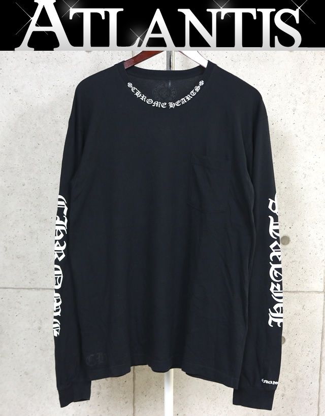 CHROME HEARTS 新宿店 クロムハーツ ネックロゴ 長袖 ロンT メンズ
