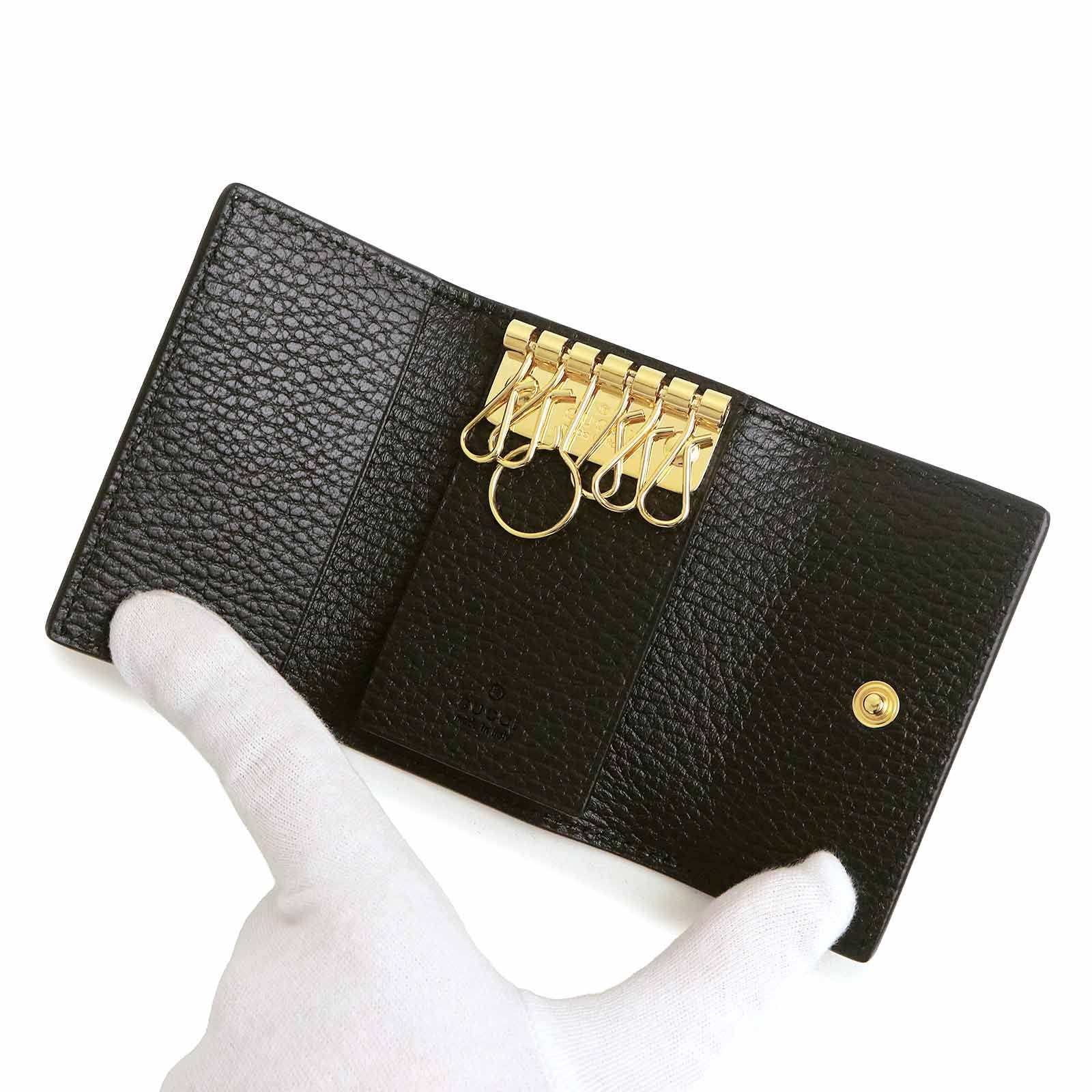 グッチ ‎456118 GGマーモント ダブルG バイカラー 6連 GGスプリーム