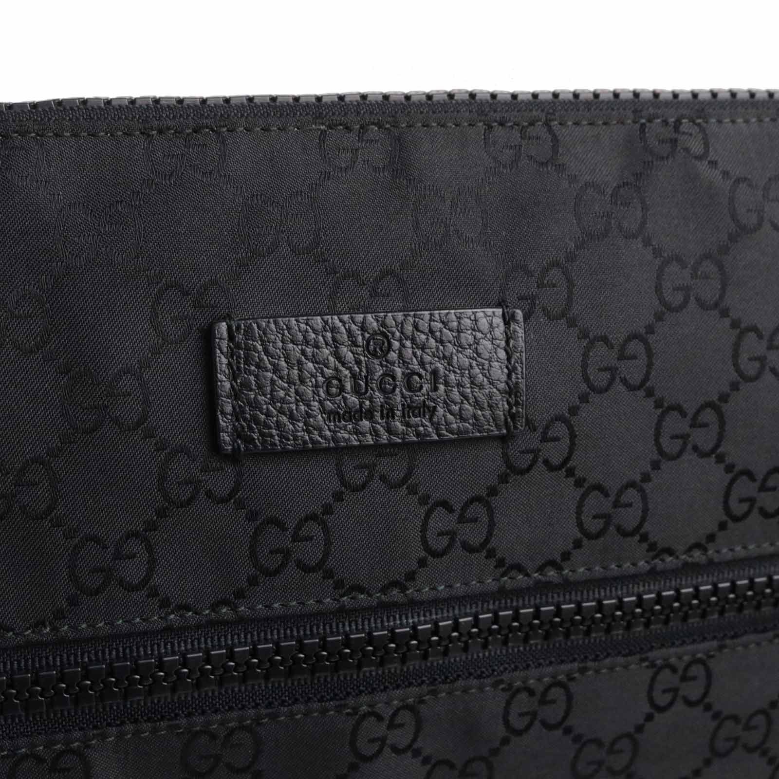 グッチ 449185 メッセンジャー GGナイロン ブラック ショルダーバッグ