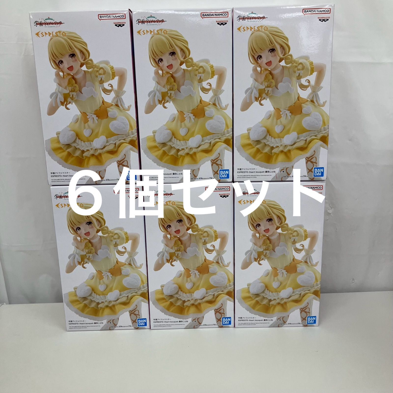未開封 学園アイドルマスター espresto 藤田ことね フィギュア 6個