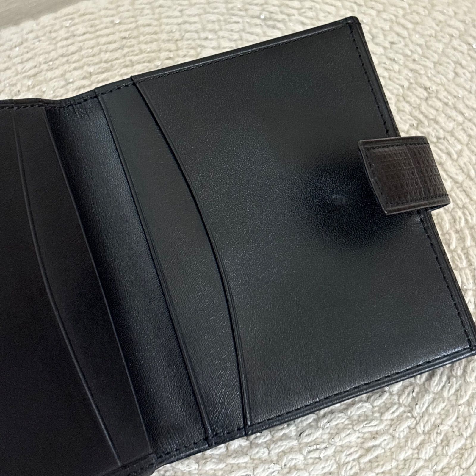 美品】クリスチャンディオール 二つ折り財布 ウォレット CDロゴ レザー