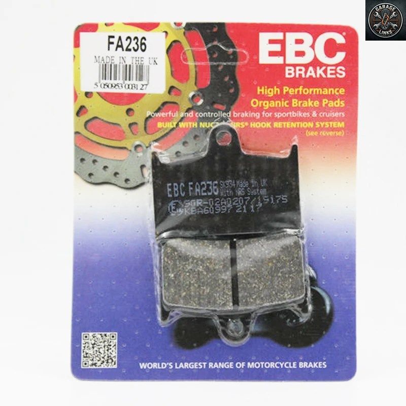 EBC フロントブレーキパッド FA236 デイトナ 600 03-04 オートバイブレーキブロック 70X55.5X8.3mm デイトナ 955i 98-04 6,426円