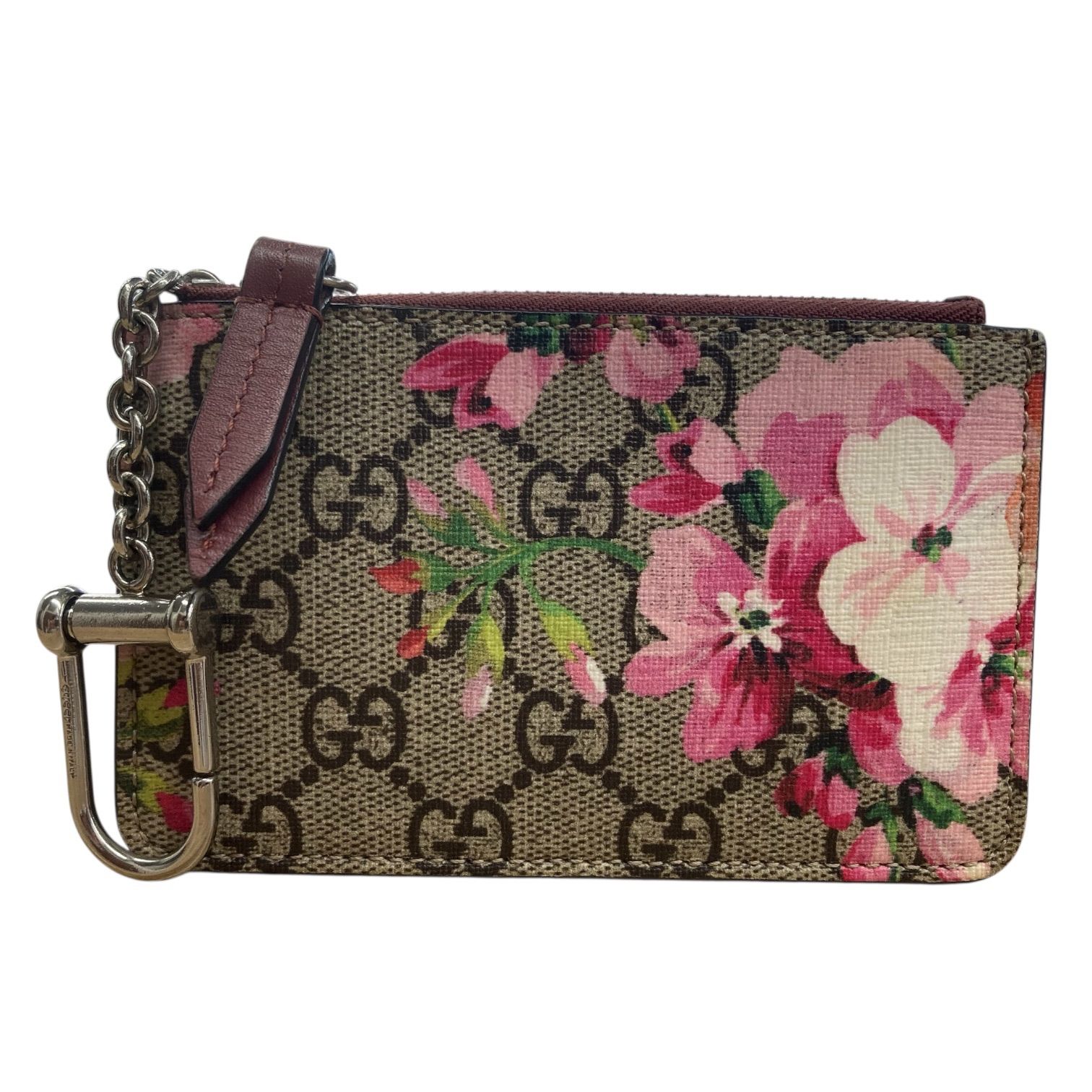 ✨未使用級✨グッチ　ケース　小銭入れ　ブルームス　PVC レザー グッチ GUCCI GGブルームス フローラル コインケース 小銭ケース