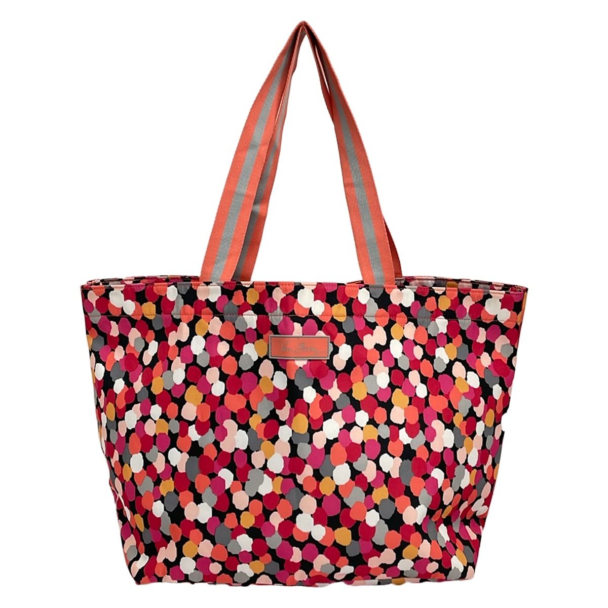 Vera Bradley(ベラブラッドリー) トートバッグ - ピンク×ボルドー×黒 