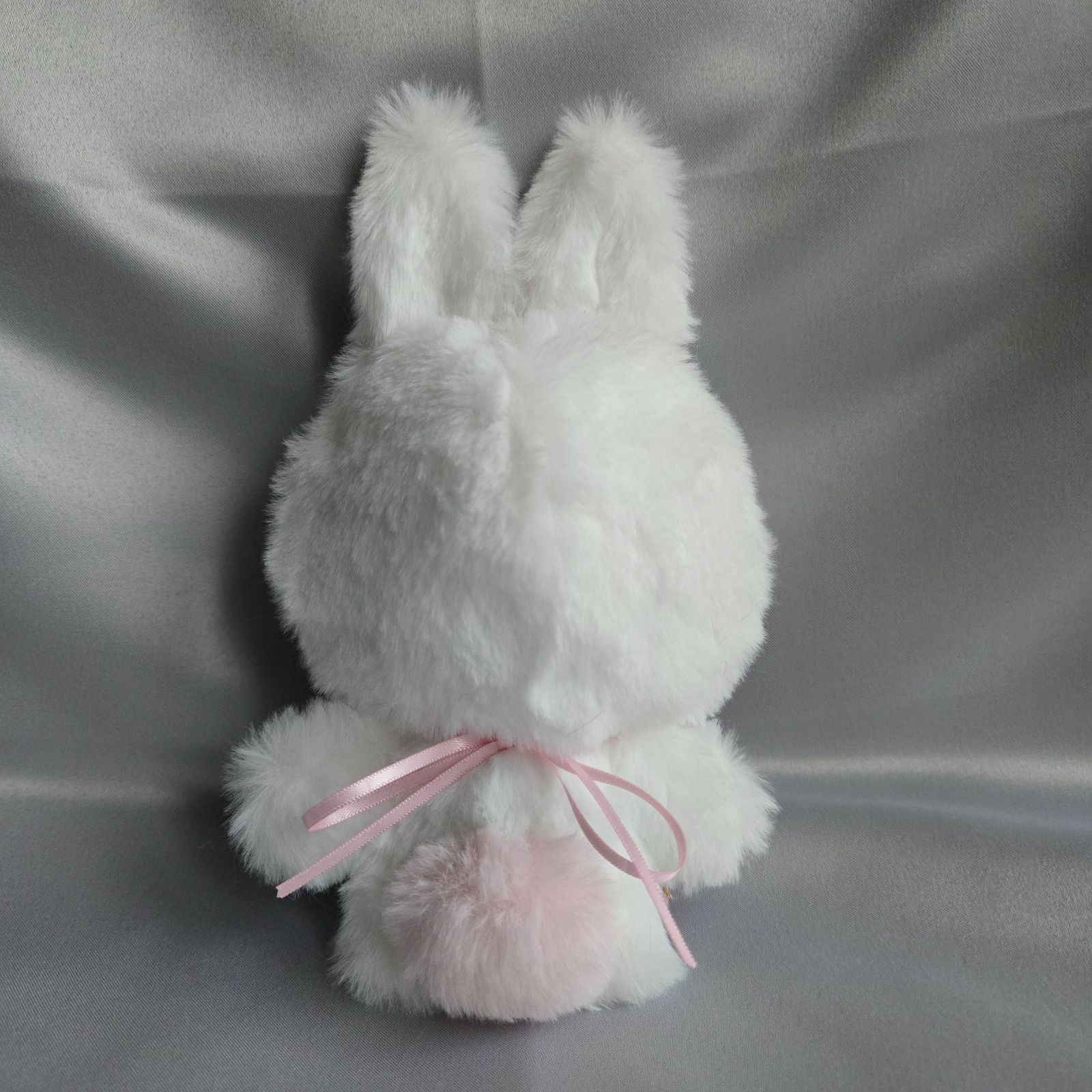 ちびぐるみ ぬい服 11cm 着ぐるみ 立ち耳うさぎ 白(内耳 桜)しっぽ付