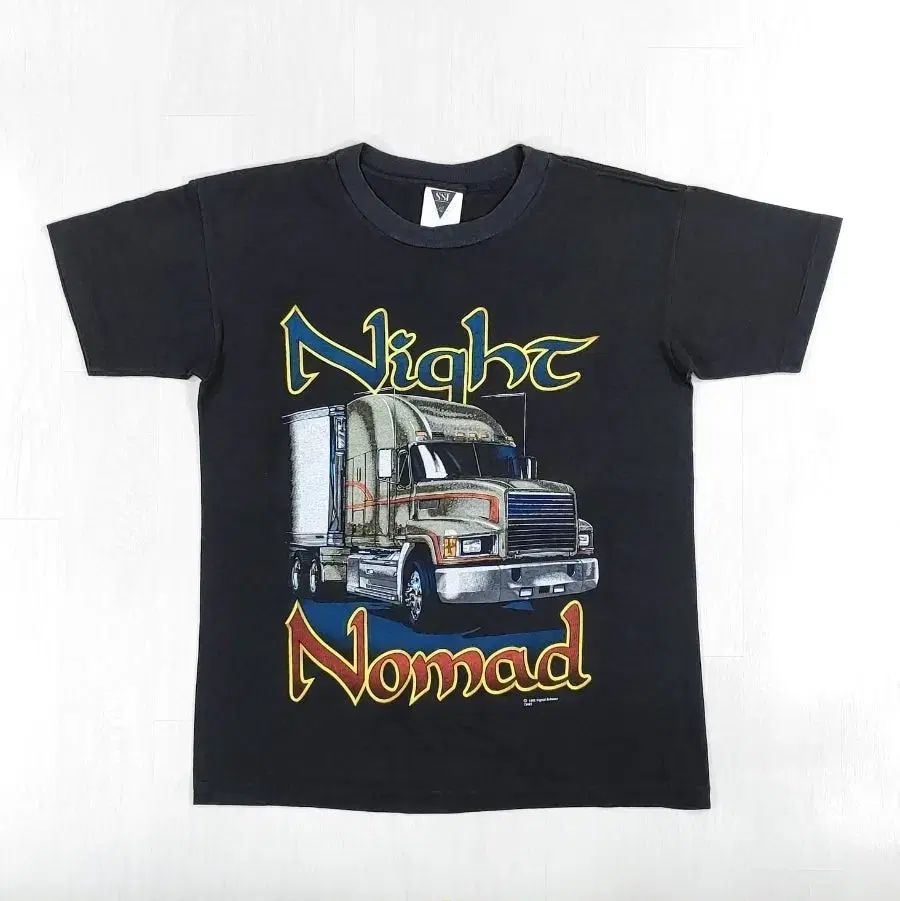 1993年 NIGHT NOMAD トラック Single Stitch 半袖 Tシャツ M