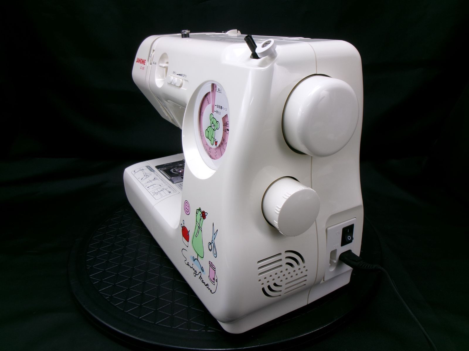 可愛い☆ジャノメコンパクトミシン クラウンレディCLー595 ☆美品