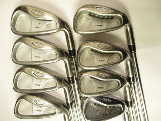 【訳あり中古】アイアンセット テーラーメイド RAC OS2005/T-Step Steel(US) 8本セット/S/26[9158]