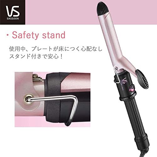 ヴィダル サスーン カール ヘアアイロン 19mm ピンクシリーズ 温度調節機能 ロールブラシ付き ピンク VSI-1912/PJpms 0d0eb713