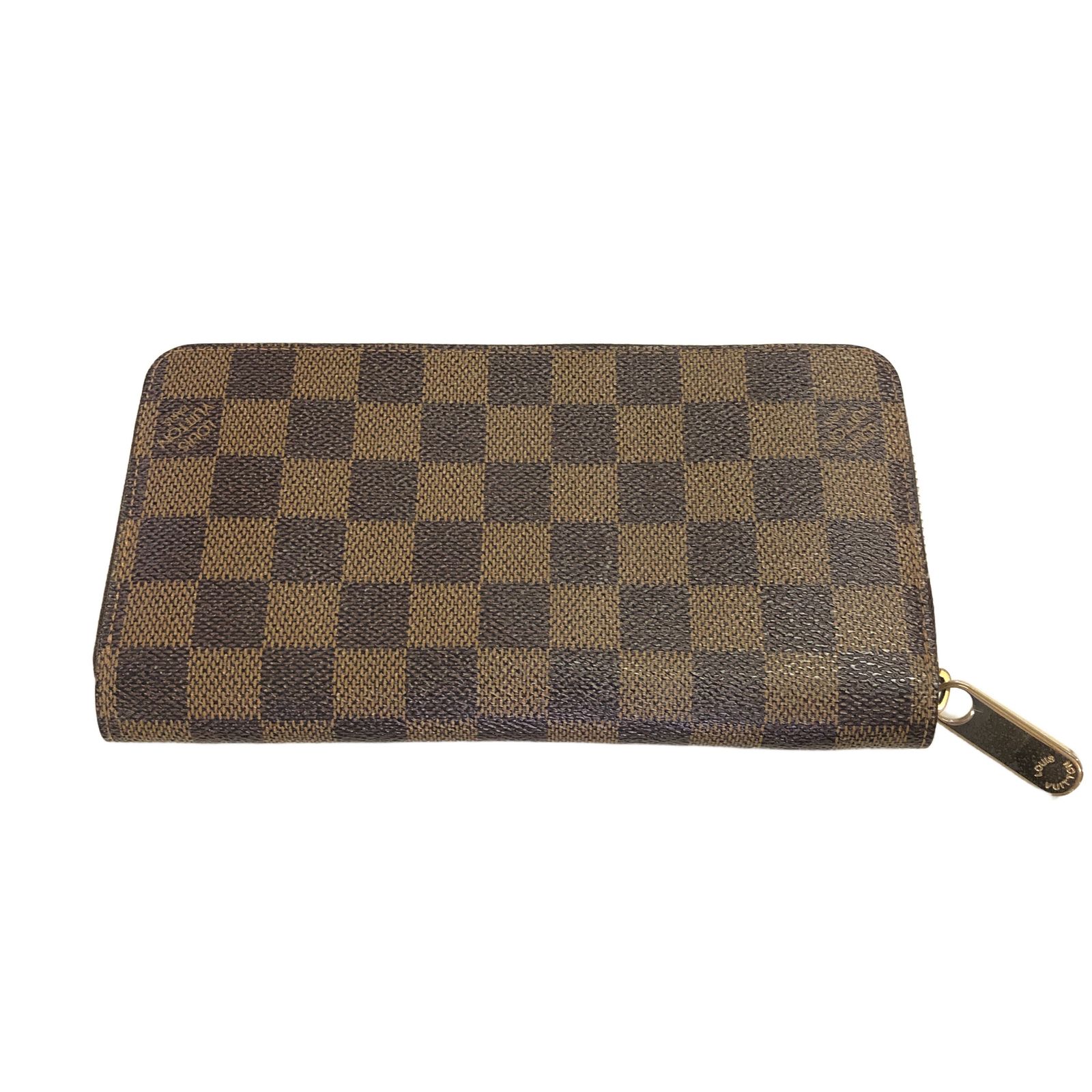 ルイヴィトン LOUIS VUITTON 長財布 ラウンドファスナー ダミエ ジッピーウォレット N41661 ブラウン 中古 良好 T11391679
