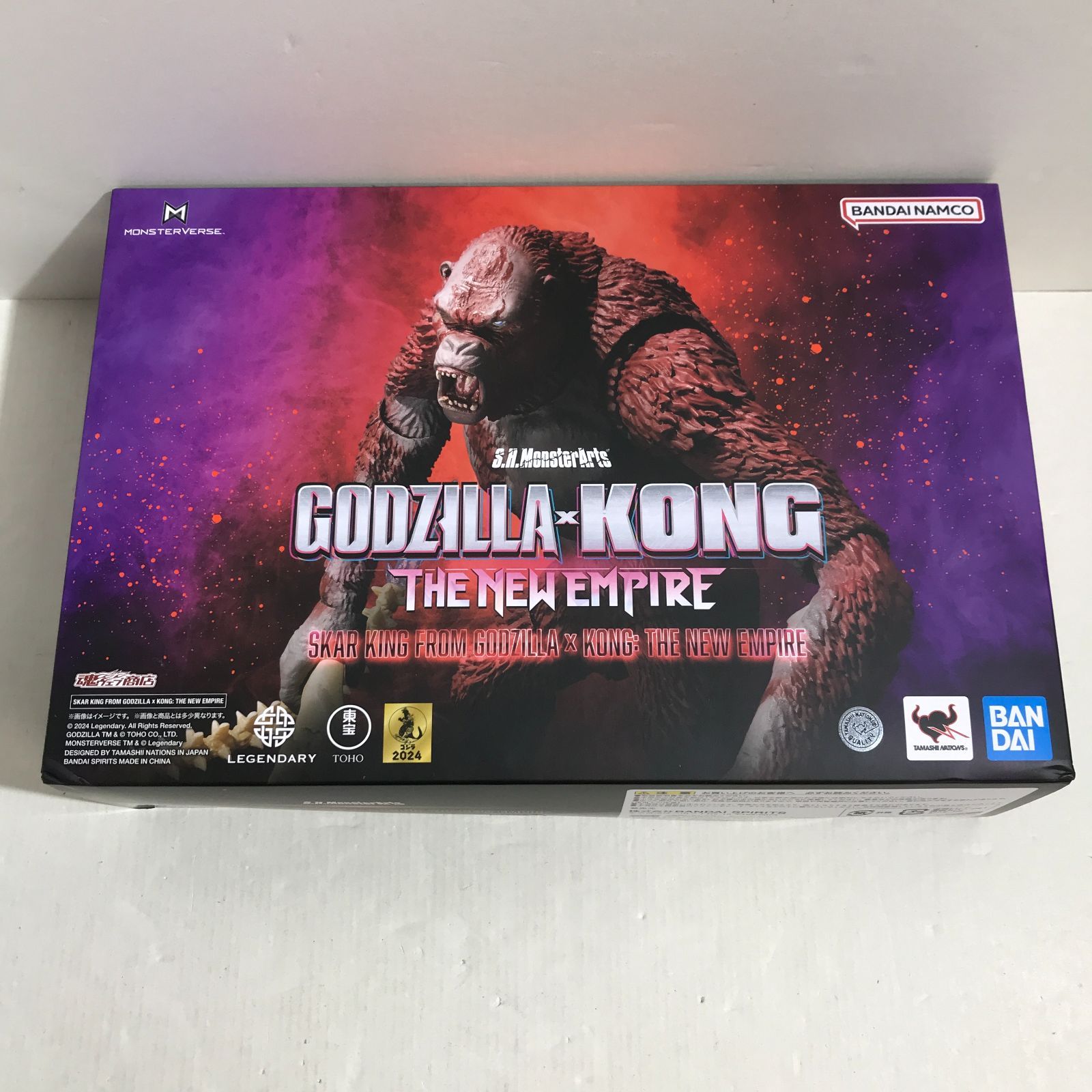 八戸第2-44-48] S.H.MonsterArts ゴジラ×コング THE NEW EMPIRE - メルカリ