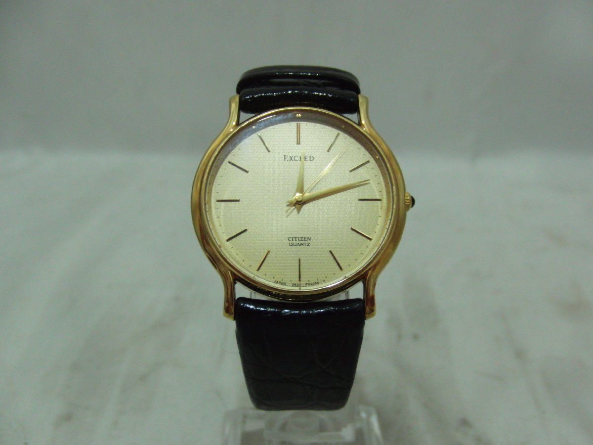 CITIZEN シチズン EXCEED エクシード ラウンド 5637-F60129 クォーツ 