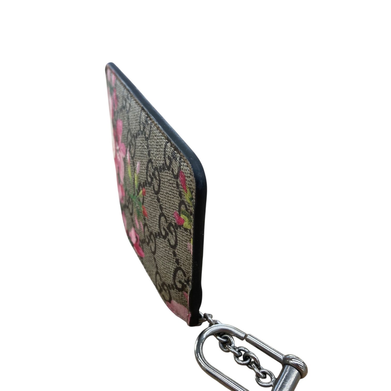 ✨未使用級✨グッチ　ケース　小銭入れ　ブルームス　PVC レザー グッチ GUCCI GGブルームス フローラル コインケース 小銭ケース