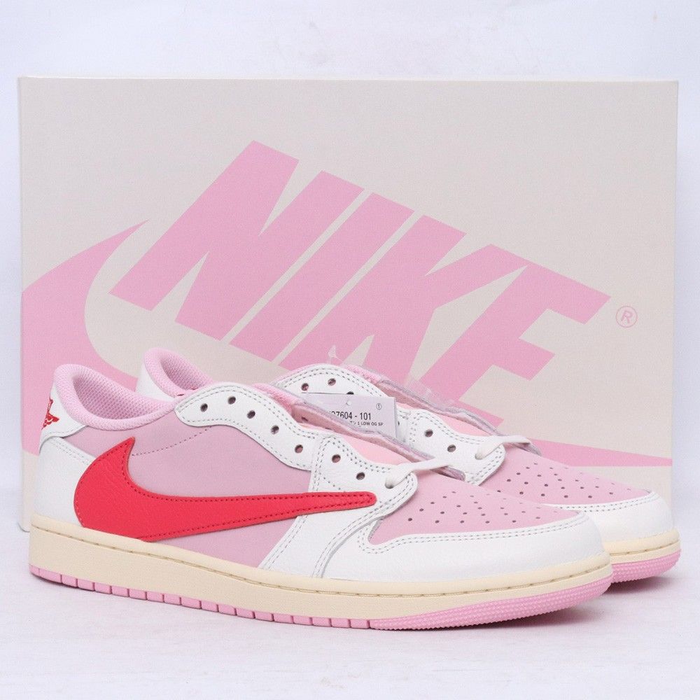 未使用 28cm NIKE × TRAVIS SCOTT Air Jordan 1 Retro Low Sail 