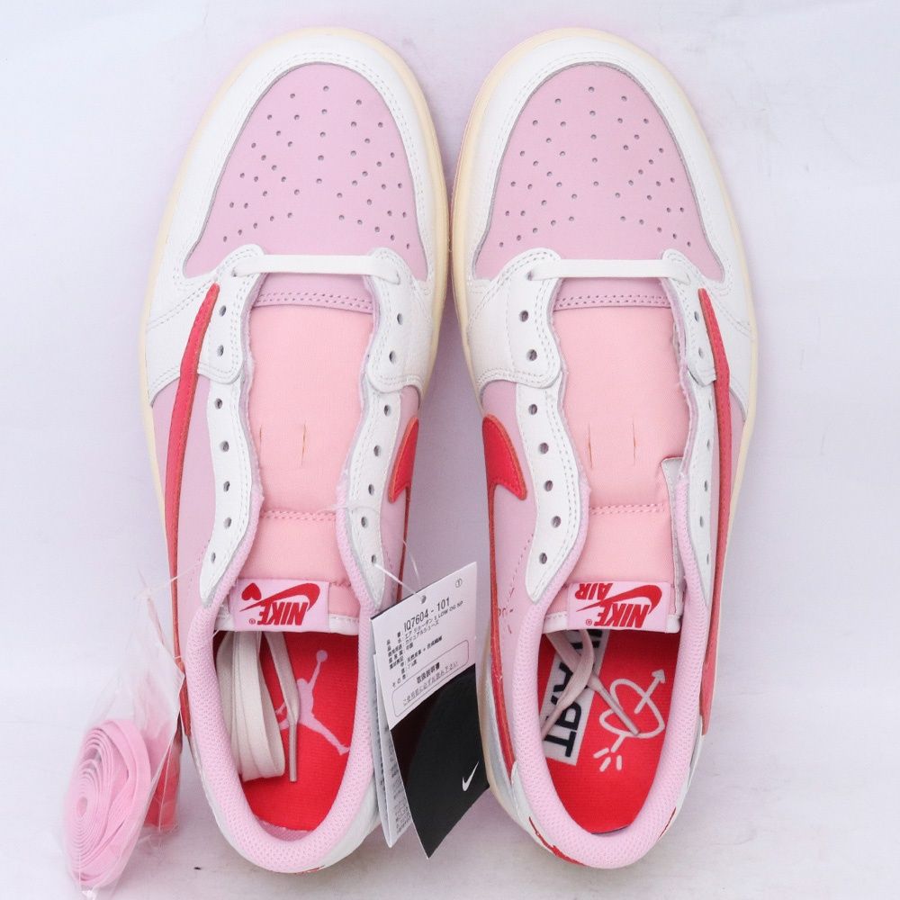 未使用 28cm NIKE × TRAVIS SCOTT Air Jordan 1 Retro Low Sail 