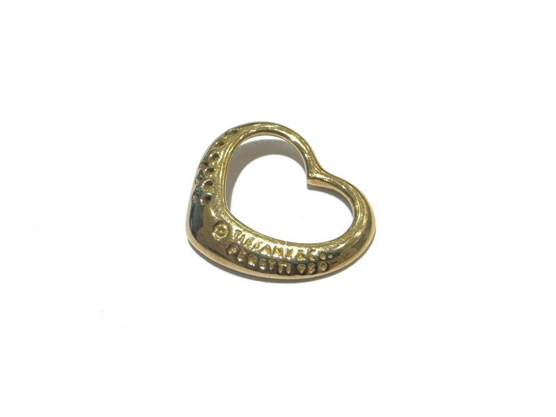 TIFFANY&Co. ティファニー ペンダントトップ オープンハートトップ