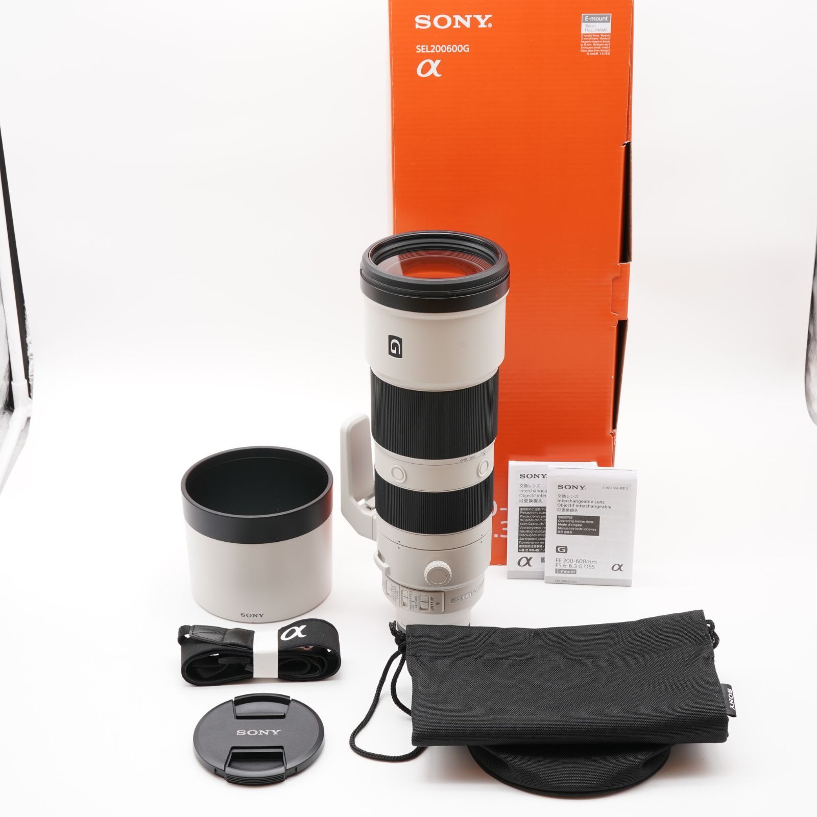 ほぼ新品 ソニー FE 200-600mm F5.6-6.3 G OSS SEL200600G