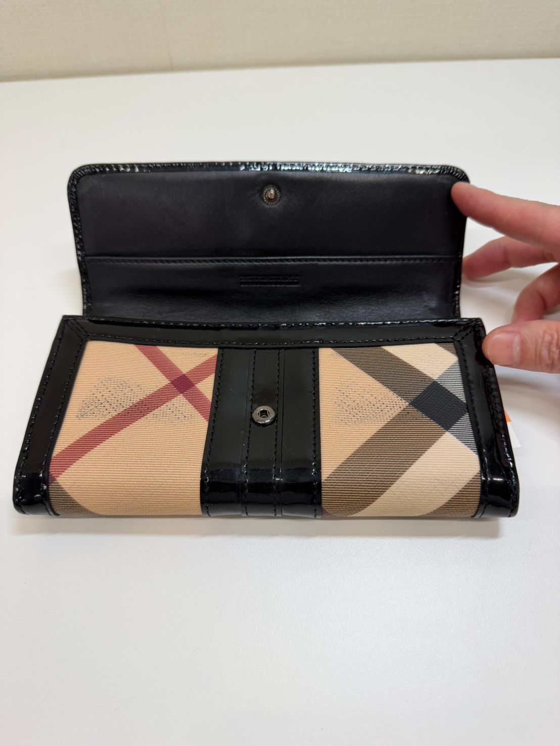 新品未使用】Burberry バーバリー 長財布 ノバチェック PVCレザー