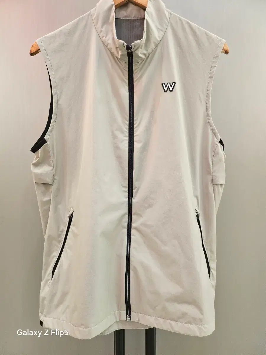 ワイドアングル メンズ GORE-TEX INFINIUM ゴルフ ベスト (XL) ライトグレー