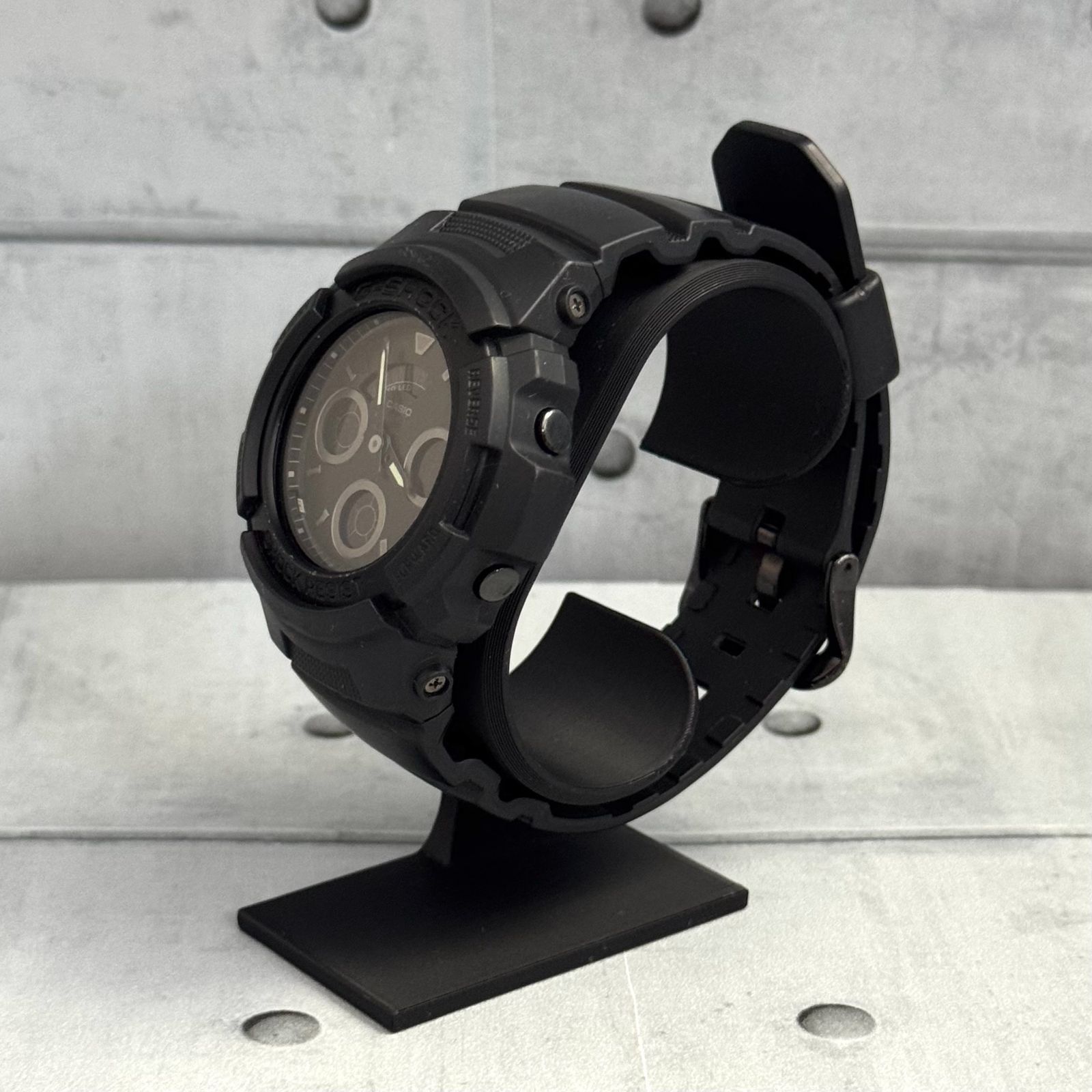 稼働／美品】G-SHOCK AW-591BB-1AJF オールブラック カシオ Gショック 