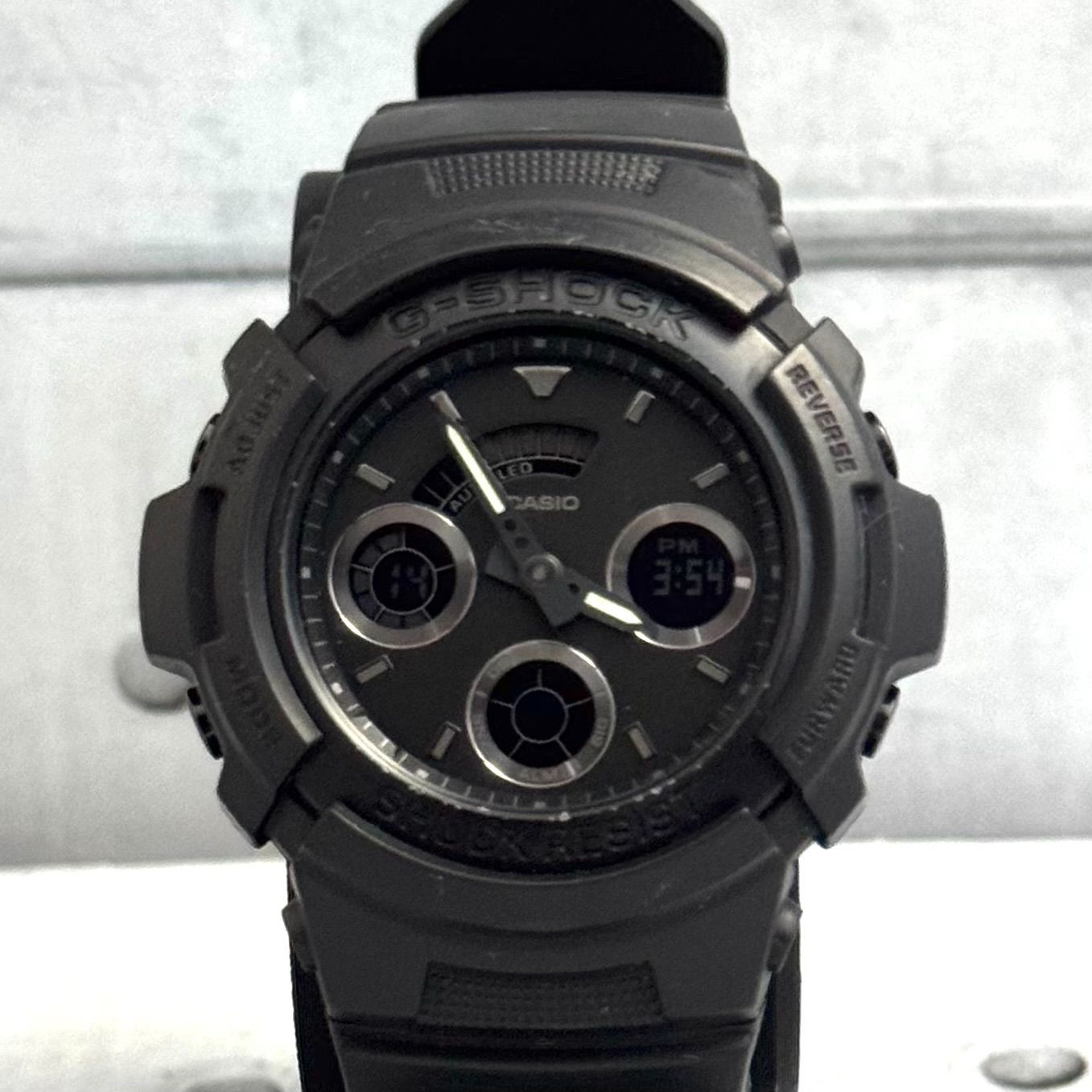 稼働／美品】G-SHOCK AW-591BB-1AJF オールブラック カシオ Gショック 